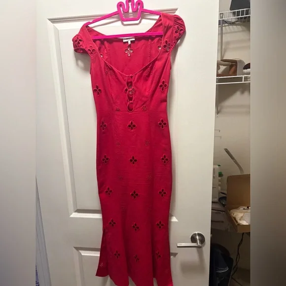 Mirror Palais Maria Dress in Morango XS - Picture 4 of 10